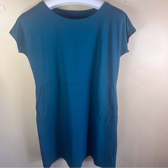 J.Jill Wearever Collection Womens Cap Sleeve Rayon Dress Pockets‎ Size Small - Picture 1 of 6